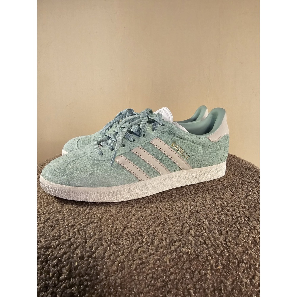 adidas Gazelle JQ3902 Womens 7 Mint Green Suede White Sneakers Shoes - Picture 8 of 8
